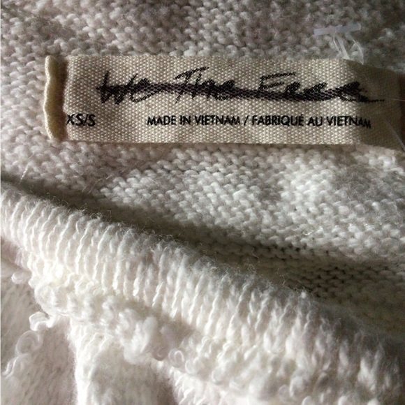 Free People We The Free Snowbell Babydoll White Raglan Boho Cottagecore Top XS/S - Picture 11 of 15